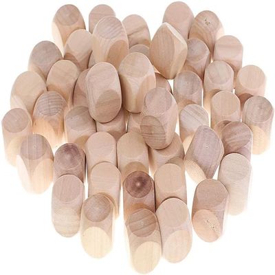 10 Wooden Dice, 6-Sided, Blank, Rounded Corners, DIY Graffiti Dice, Crafts, Board Games, Party and Game Accessories, Standard Dice (1.8 cm)