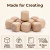 10 Wooden Dice, 6-Sided, Blank, Rounded Corners, DIY Graffiti Dice, Crafts, Board Games, Party and Game Accessories, Standard Dice (1.8 cm) view 3