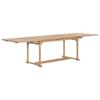 Chaduof Extendable Outdoor Dining Table, Solid Teak, 180–280 x 100 x 75 cm view 1
