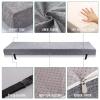 Outdoor Bench Cushion with Removable Cover, Grass Green, 110 × 35 × 3 cm view 3