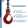 SHT 2-Leg Chain Sling, Grade 8 | 8 mm Chain Diameter | Without Shortening Hooks | WLL: 2,800 kg (0–45°) & 2,000 kg (45–60°) | Working Length: 1.5 m view 4