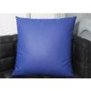 Customizable PU Leather Cushion, Solid-Color Lumbar Support, Khaki, 50 x 50 cm view 3