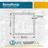 Stahl-Shop24 Stainless Steel Square Tube 60 × 60 mm, 3 mm Wall, 1000 mm, V2A Ground view 2