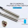 IP65 M8 Infrared Photoelectric Diffuse Sensor, 3 cm, Waterproof, NPN/PNP Output (E3T-DS3E2 NPN NC) view 2