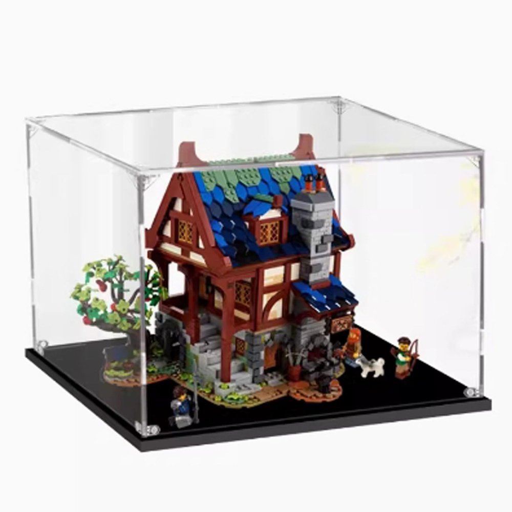 Acrylic Display Case for LEGO 21325 Blacksmith Shop, 3 mm