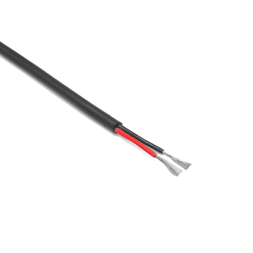 Outdoor Extension 2-Conductor 12V Speaker Wire, Black, 5 m, 24 AWG