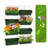 Hanging Balcony Planter, Vertical Wall Planter and Railing Plant Holder view 1