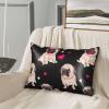 Cute Pug Silk-Like Satin Pillowcase for Hair Protection view 2