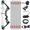 Ready-to-Hunt Compound Bow Package for Adults, 20–70 lb Draw Weight, 19–30 in Draw Length, No Bow Press Required view 1
