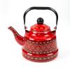 NISMIA Large Enamel Teapot, Vintage Kettle for Stove, Camping and Outdoor Use, 1.1 L view 1