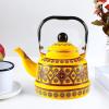 NISMIA Large Enamel Teapot, Vintage Kettle for Stove, Camping and Outdoor Use, 1.1 L view 4