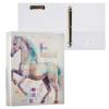3-Ring Binder with Abstract Horse Print, for 200 Sheets view 1