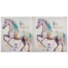 3-Ring Binder with Abstract Horse Print, for 200 Sheets view 2
