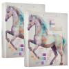 3-Ring Binder with Abstract Horse Print, for 200 Sheets view 3
