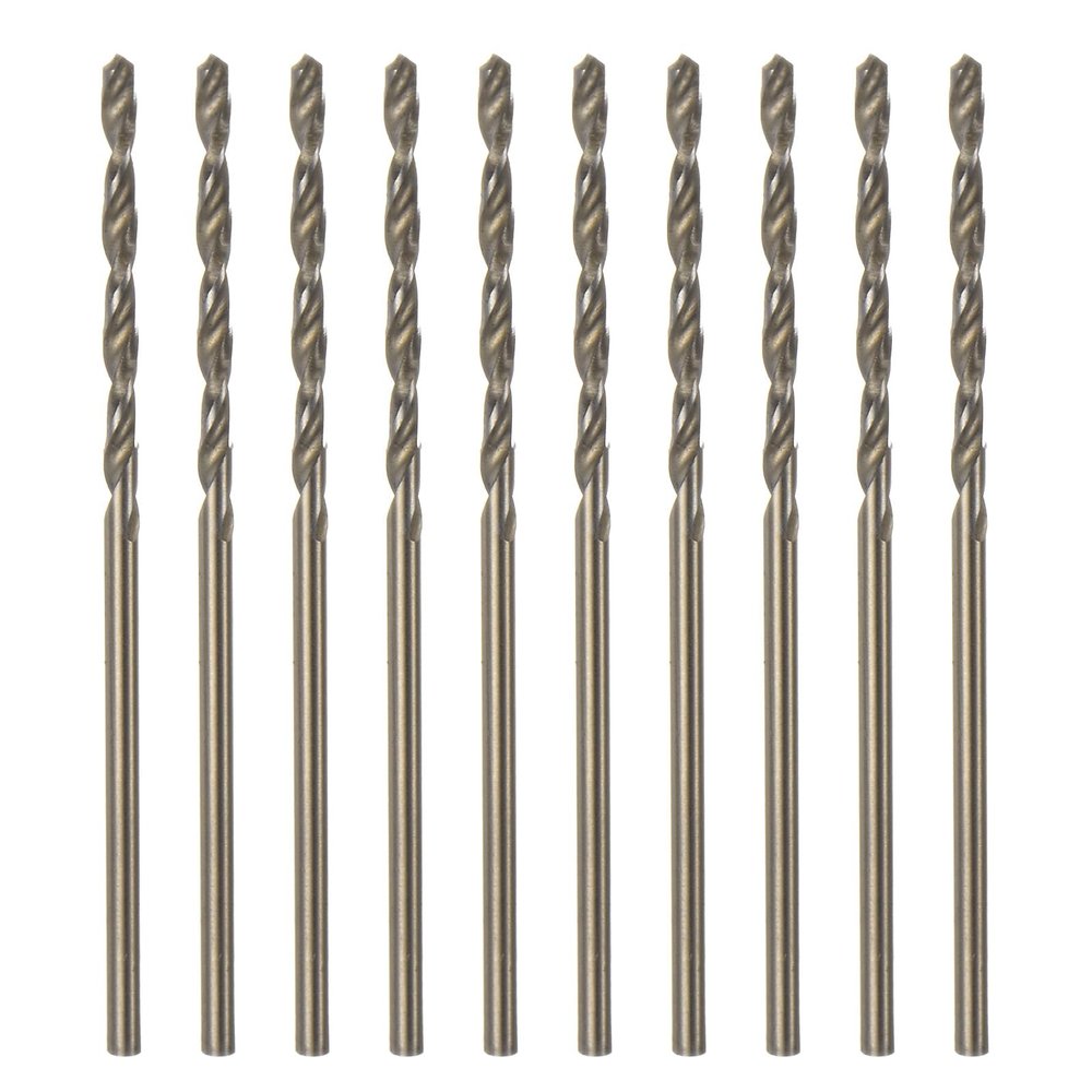QUARKZMAN 10-Piece 1.4 mm M35 HSS Cobalt Twist Drill Bit Set