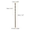 QUARKZMAN 10-Piece 1.4 mm M35 HSS Cobalt Twist Drill Bit Set view 2