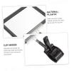 Black Adjustable Plastic Price Tag Holder Clip for Stores view 3