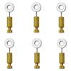 melairo 6-Piece Leather Stitch Positioning Needle Set, 6–12 mm (0.24–0.47 in) view 1
