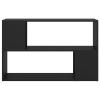 Homgoday Casa Mobilia Bookcase, Black, 100 x 24 x 63 cm view 3