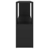 Homgoday Casa Mobilia Bookcase, Black, 100 x 24 x 63 cm view 4