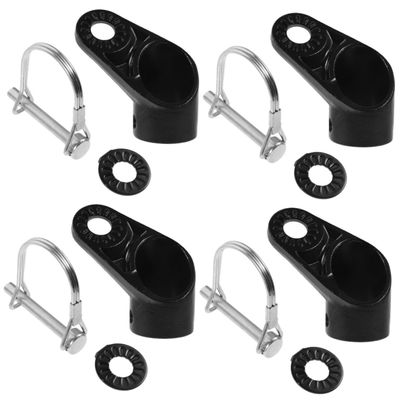 HANABASS 4-Set Heavy-Duty Bike Hitch Coupler and Mounting Adapter
