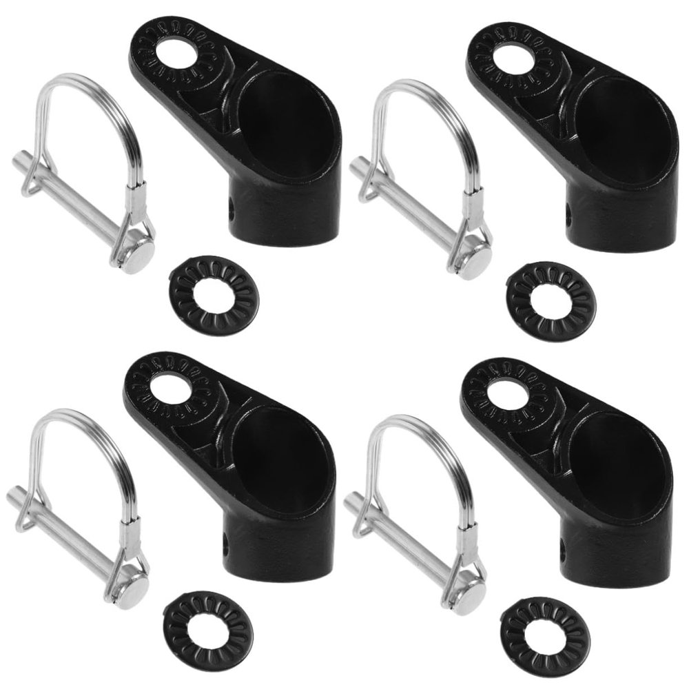 HANABASS 4-Set Heavy-Duty Bike Hitch Coupler and Mounting Adapter