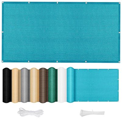 Balcony Privacy Screen 140 x 400 cm, Sky Blue