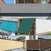 Balcony Privacy Screen 140 x 400 cm, Sky Blue view 4