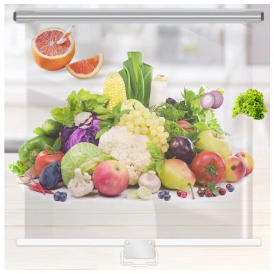 CWCQGH Transparent Waterproof Roller Blind, 75 x 150 cm