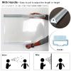 CWCQGH Transparent Waterproof Roller Blind, 75 x 150 cm view 3