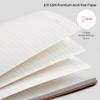 RETTACY B5 Lined Notebook, 96 Pages, Hardcover PU Leather Journal with Pen Loop, for Women and Men, Work, Office, and School, 19.3 x 25.4 cm, Black view 3