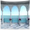 CORFOTO 4.5 x 2.5 m Classic Seaside View Photography Backdrop view 4
