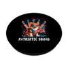 Patriotic Squad 4th of July Corgi Proud Flag Fireworks PopSockets with Interchangeable PopGrip view 2