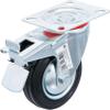 BGS Diy 81966 Swivel Caster with Brake, Mounting Plate, 100 mm view 2