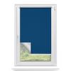 Rettika Blackout Roller Blind, No-Drill, 50 x 220 cm, Blue view 1