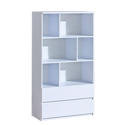 MINIO go for it ARCCA Bookcase, 80 cm Wide, Freestanding Living Room Shelf