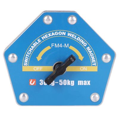 Magnetic Welding Positioner, Switchable Hexagonal Welding Magnet, Multi-Angle, 3050 kg, FM4 M