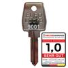 EuroLocks Replacement Key for Mailboxes, Universal and Furniture Locks, Code 9232 view 1