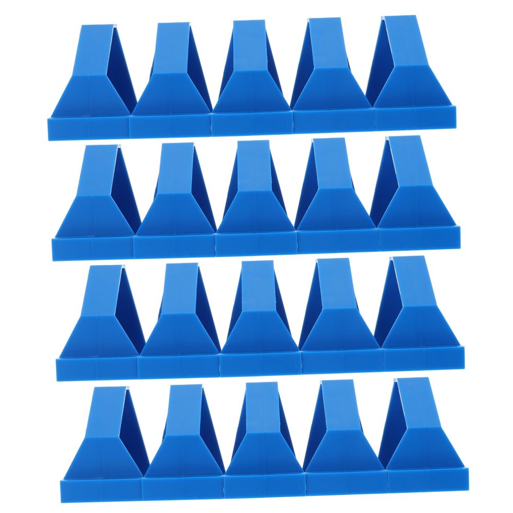 Gatuida ABS Laminate Flooring Spacers, 20 Pieces, Blue, Reusable and Easy to Remove for Floating Installation
