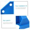 Gatuida ABS Laminate Flooring Spacers, 20 Pieces, Blue, Reusable and Easy to Remove for Floating Installation view 3