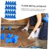 Gatuida ABS Laminate Flooring Spacers, 20 Pieces, Blue, Reusable and Easy to Remove for Floating Installation view 4