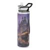 Mnsruu Water Bottle with Straw, 1 Liter, Sports Bottle, Tritan, BPA-Free, Clear Water Bottle for Adults, Outdoor, School, Gym, Travel view 1