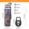 Mnsruu Water Bottle with Straw, 1 Liter, Sports Bottle, Tritan, BPA-Free, Clear Water Bottle for Adults, Outdoor, School, Gym, Travel view 3