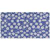 Small 3-Ring Binder, Daisy, 3.8 cm, Holds 200 Sheets, with 3 Transparent PVC Interior Pockets, for School and Office, Navy Blue view 2