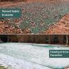 Rectangular Leaf Cover for In-Ground Pools, Heavy-Duty Green Winter Safety Mesh view 4