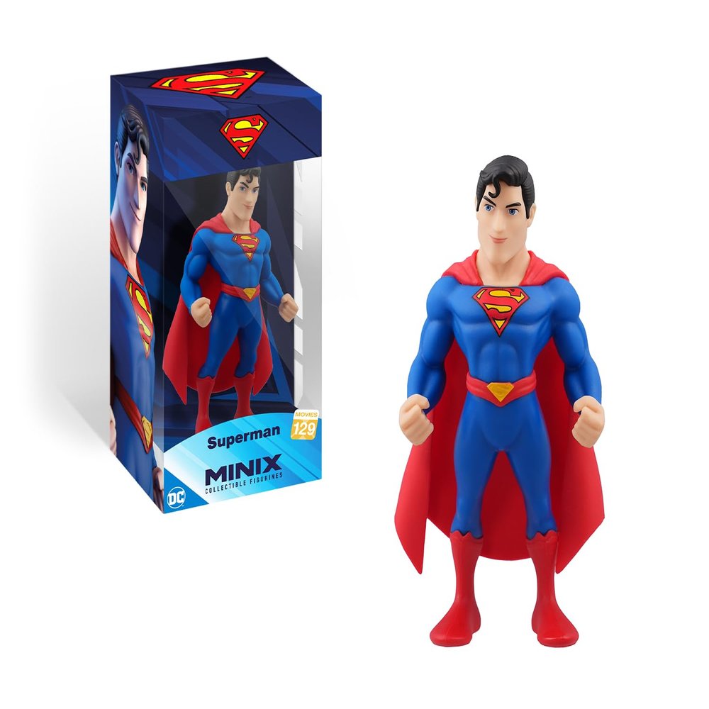 MINIX Movies #129 DC Comics Superman Collectible Figure, 12 cm