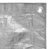 Homgoday Gray Tarp 6 x 6 m, Waterproof HDPE, for Garden Furniture and Building Materials, Model 151490 view 4