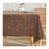 Lieson Rectangular Tablecloth 90 x 140 cm, Cotton-Linen, Washable, Chinese Calligraphy Pattern view 1