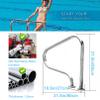 BomDog Pool Handrail, Triple-Curved Safety Handrail for In-Ground Pools view 3