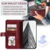 GoodcAcy Leather Flip Case for Samsung Galaxy S23 Plus, Red view 4